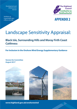 Onshore Wind Energy Supplementary Guidance: Part 2B Highland Strategic Capacity the Highland Council Contents