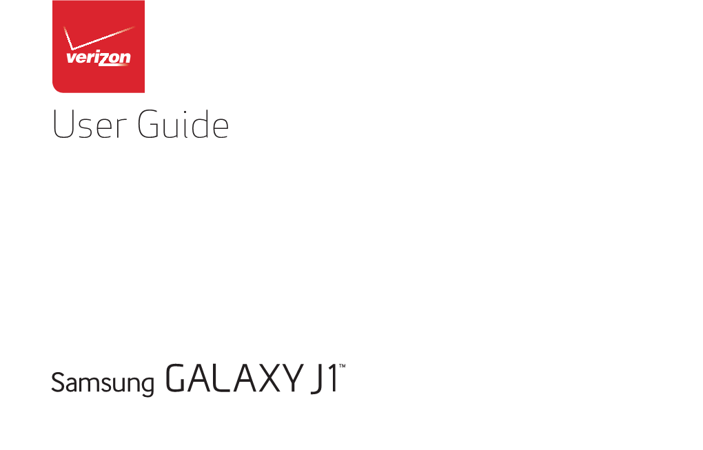 Samsung Galaxy J1 J100V User Manual