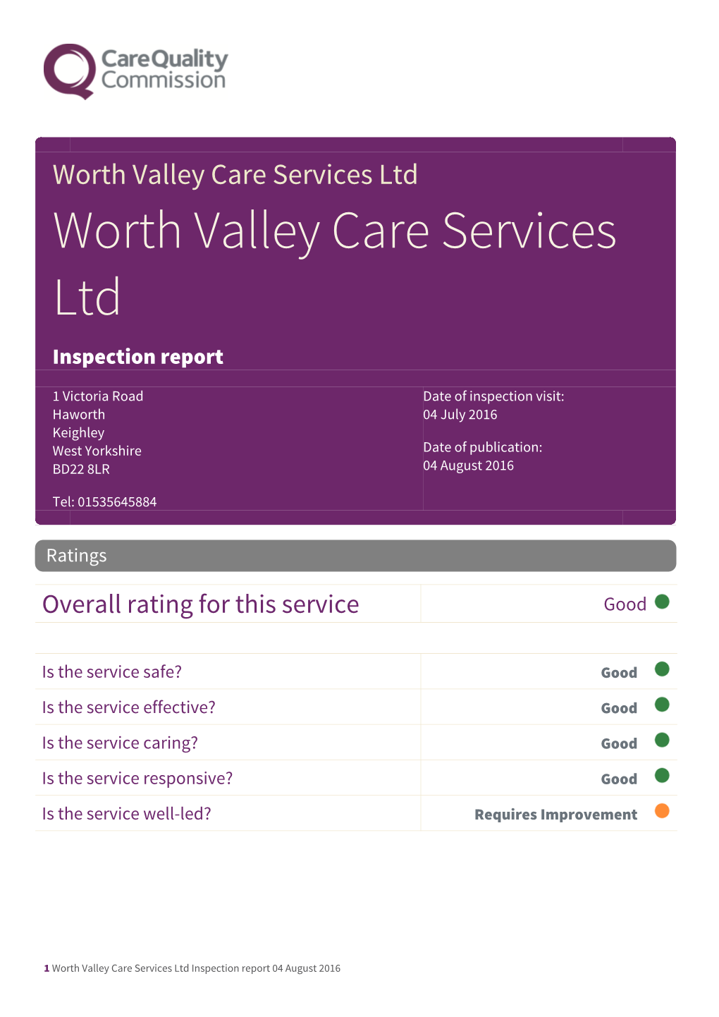 View CQC Report