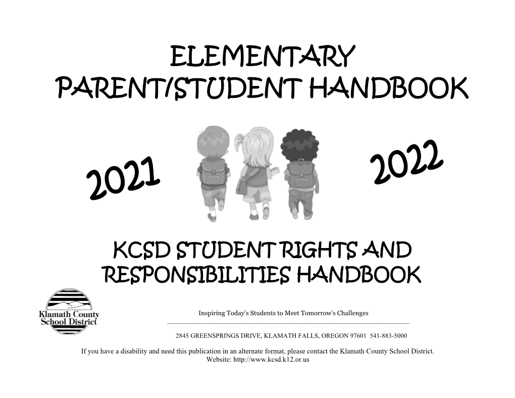 Elementary Handbook