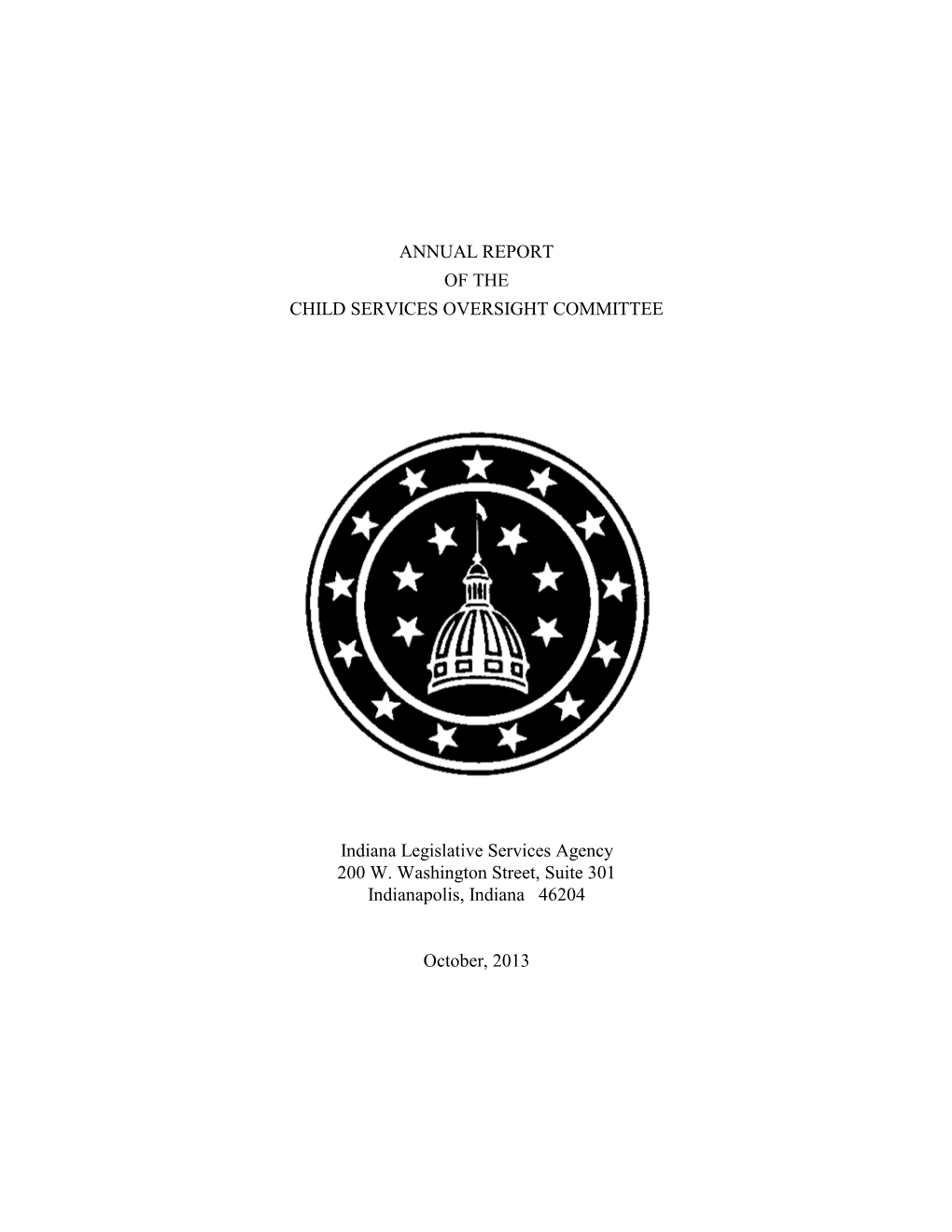 2013 DCS Oversight Committee Final Report
