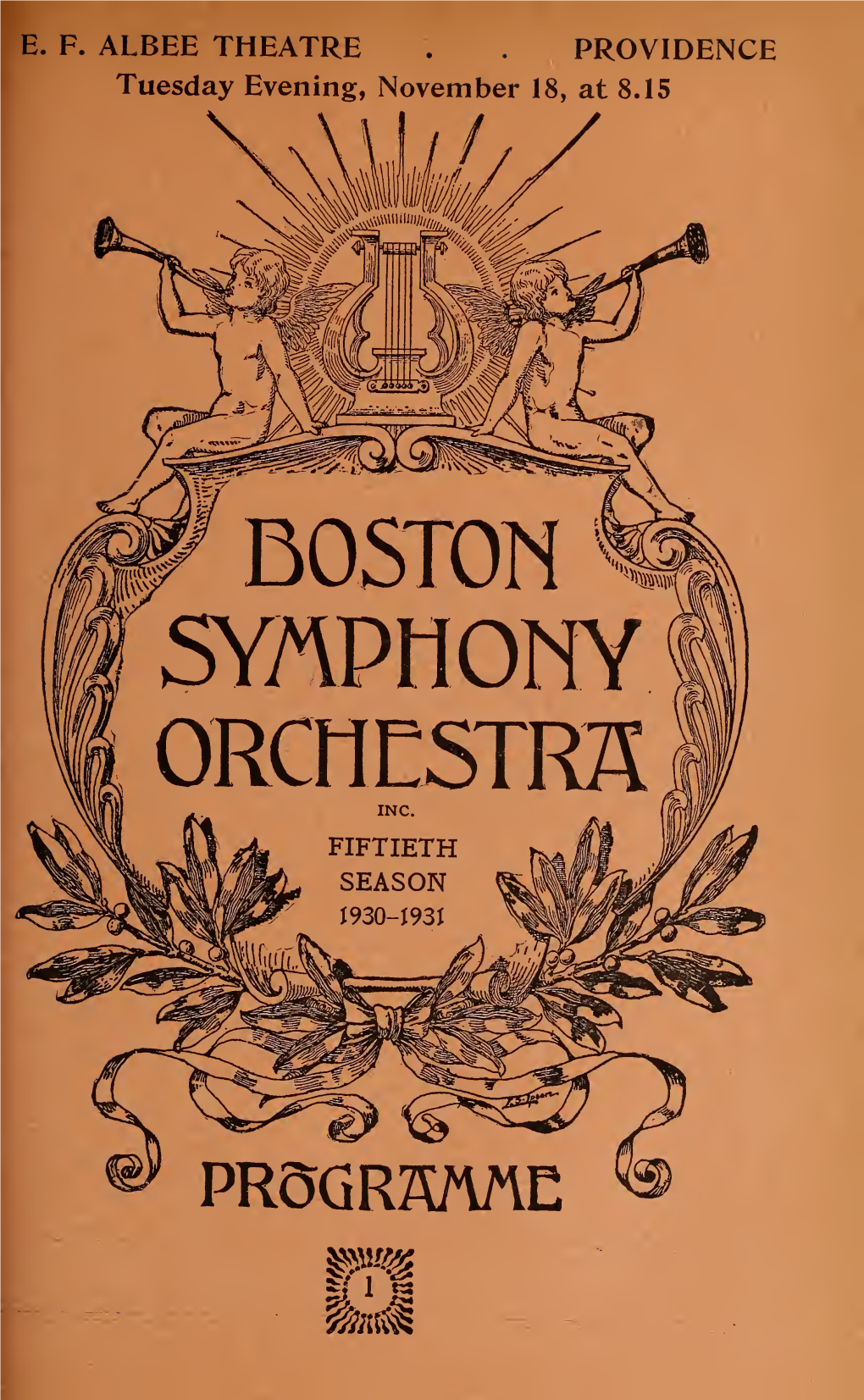 Boston Symphony Orchestra Concert Programs, Season 50,1930-1931, Trip