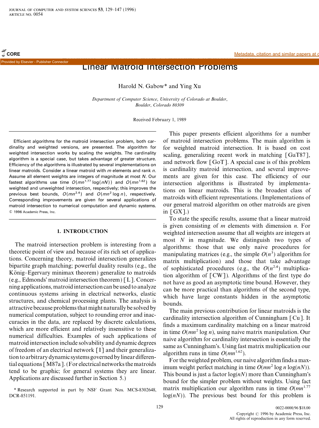 Efficient Theoretic and Practical Algorithms for Linear Matroid