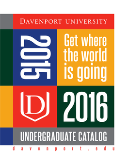 Undergraduate Catalog Undergraduate 2015–2016