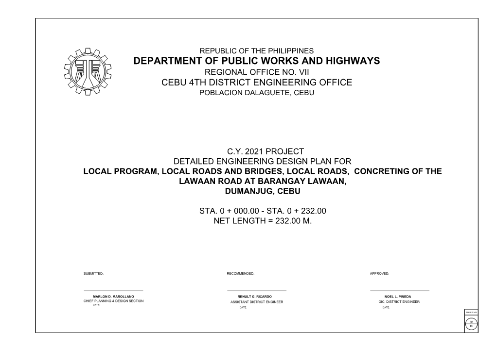 Department of Public Works and Highways Regional Office No