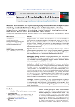 Journal of Associated Medical Sciences Journal of Associated Medical Sciences