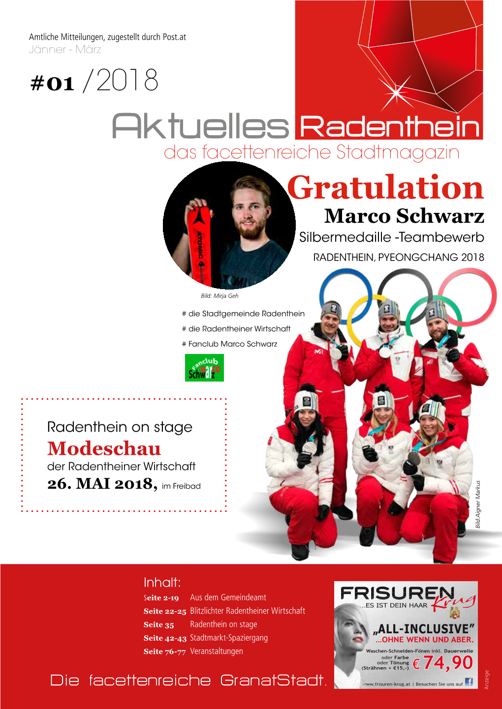 Aktuelles Radenthein 2018/01