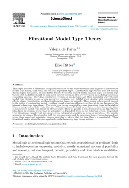 Fibrational Modal Type Theory