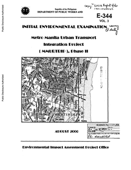 Environmental Impact Assessment Project Comee