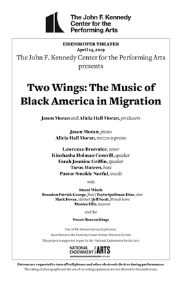 Two Wings: the Music of Black America in Migration