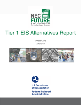 Tier 1 EIS Alternatives Report