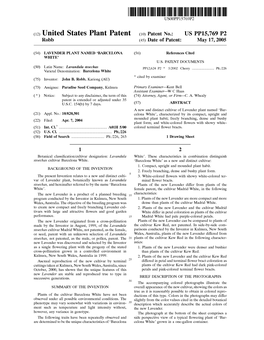 (12) United States Plant Patent (10) Patent No.: US PP15,769 P2 Robb (45) Date of Patent: May 17, 2005