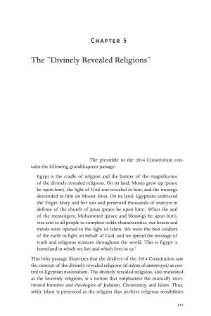The “Divinely Revealed Religions”