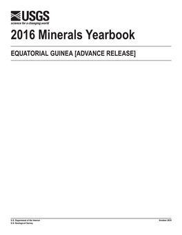 The Mineral Industry of Equatorial Guinea in 2016