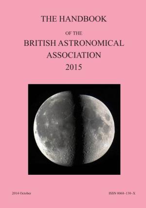 The British Astronomical Association Handbook 2014