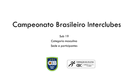 Campeonato Brasileiro Interclubes