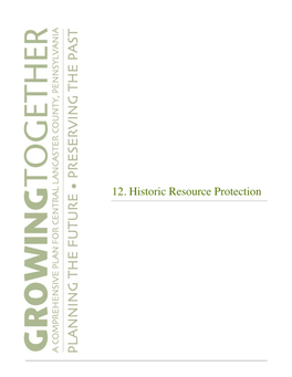 12. Historic Resource Protection