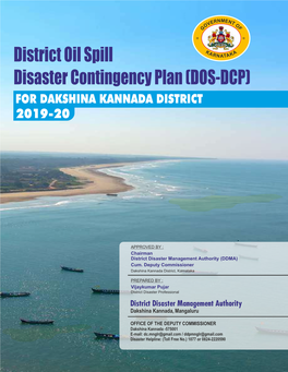 District Oil Spill Disaster Contingency Plan (DOS-DCP) for DAKSHINA KANNADA DISTRICT 2019-20