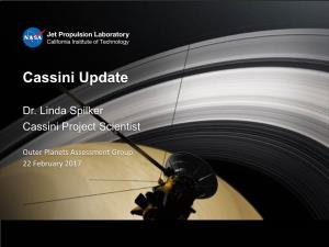 Cassini Update