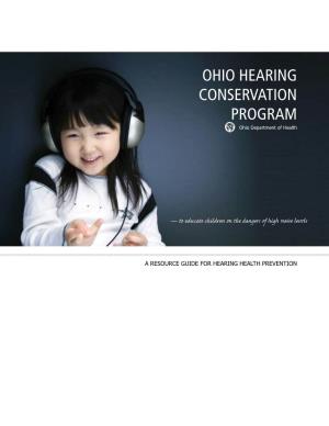 OHIO HEARING CONSERVATION PROGRAM Ohio Department of Health