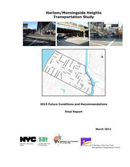 Harlem/Morningside Heights Transportation Study