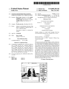 (12) United States Patent (10) Patent No.: US 8,082.501 B2 Leahy Et Al