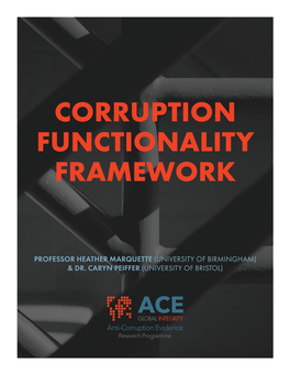 Corruption Functionality Framework