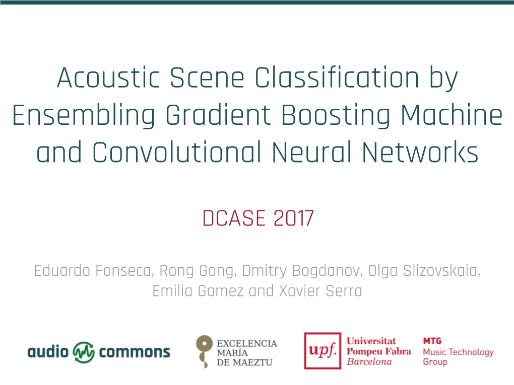 Acoustic Scene Classification by Ensembling Gradient Boosting Machine and Convolutional Neural Networks