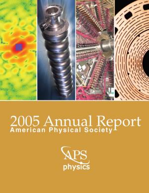 2005 Annual Report American Physical Society