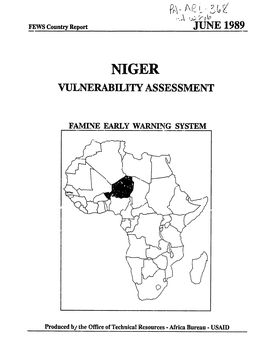 Niger Vulnerability Assessment