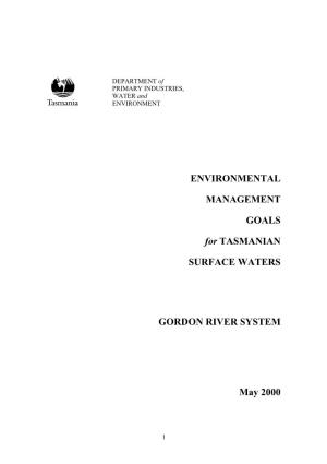 Gordon River System