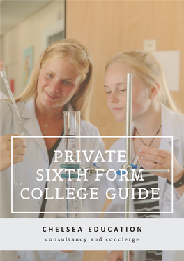 Private Sixth Form College Guide