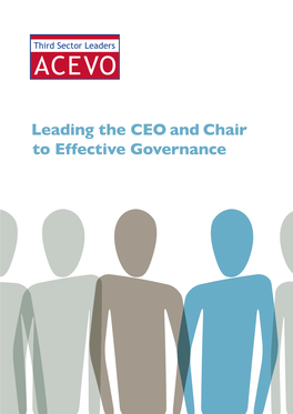Leading the CEO and Chair to Effective Governance 0 1.Pdf