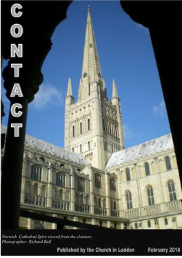 Norwich Cathedral Spire Viewed from the Cloisters. Photographer: Richard Ball