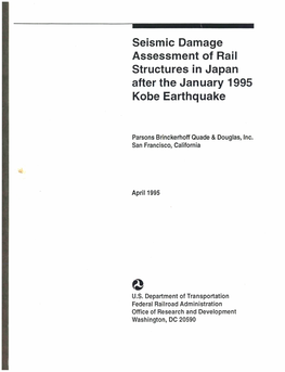 Seism Ic Dam Age Assessm Ent of Rail Structures in Japan After The