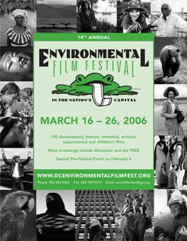 2006 Environmental Film Festival Guide