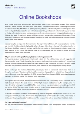 Online Bookshops.Qxp Layout 1 05/12/2019 15:55 Page 1