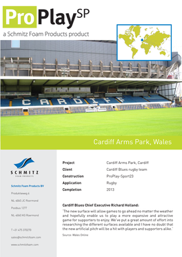 Cardiff Arms Park, Wales