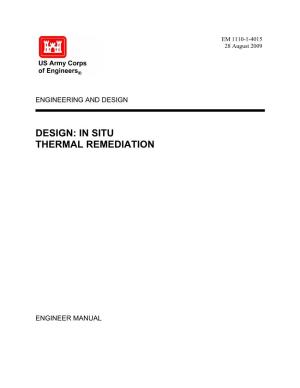 Design: in Situ Thermal Remediation