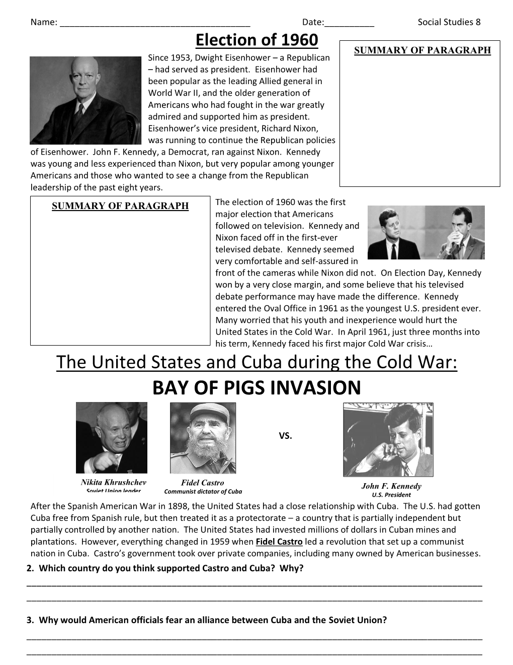 Bay of Pigs Invasion