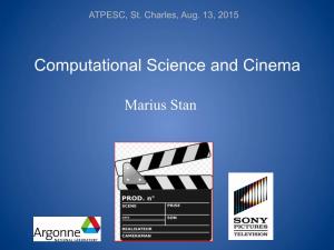 Computational Science and Cinema