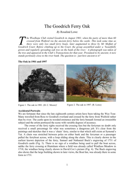The Goodrich Ferry Oak by Rosalind Lowe