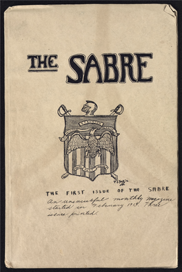 THE SABRE Published by the Students of the STAUNTON MILITARY ACADEMY