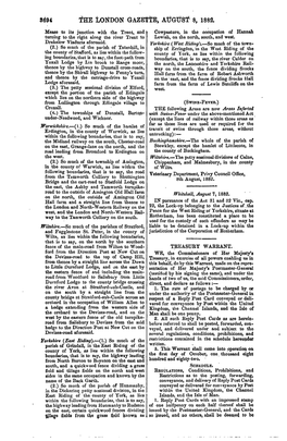The London Gazette, August 8, 1881