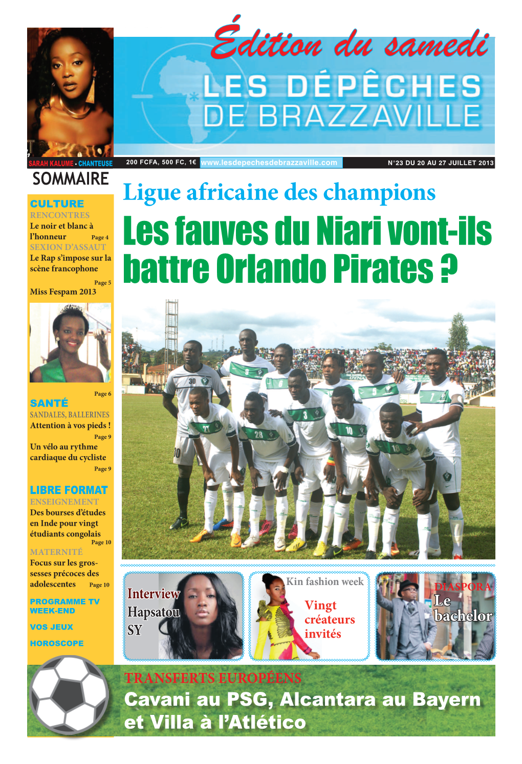 Les Fauves Du Niari Vont-Ils Battre Orlando Pirates ?