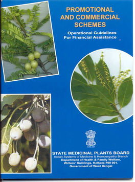 STATE MEDICINAL PLANTS BOARD, WEST BENGAL Indian Systems of Medicine & Homoeopathy Branch Department of Health & Family Welfare