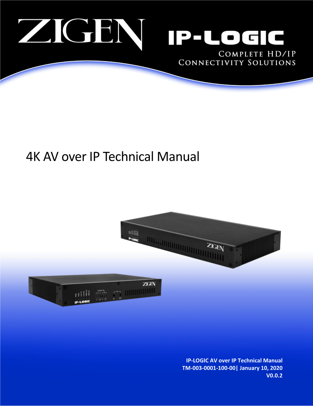 4K AV Over IP Technical Manual