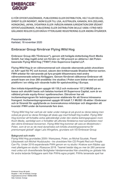 Embracer Group Förvärvar Flying Wild Hog