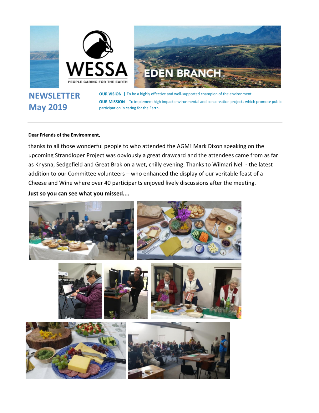 NEWSLETTER May 2019
