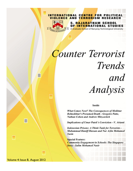 Counter Terrorist Trends and Analysis